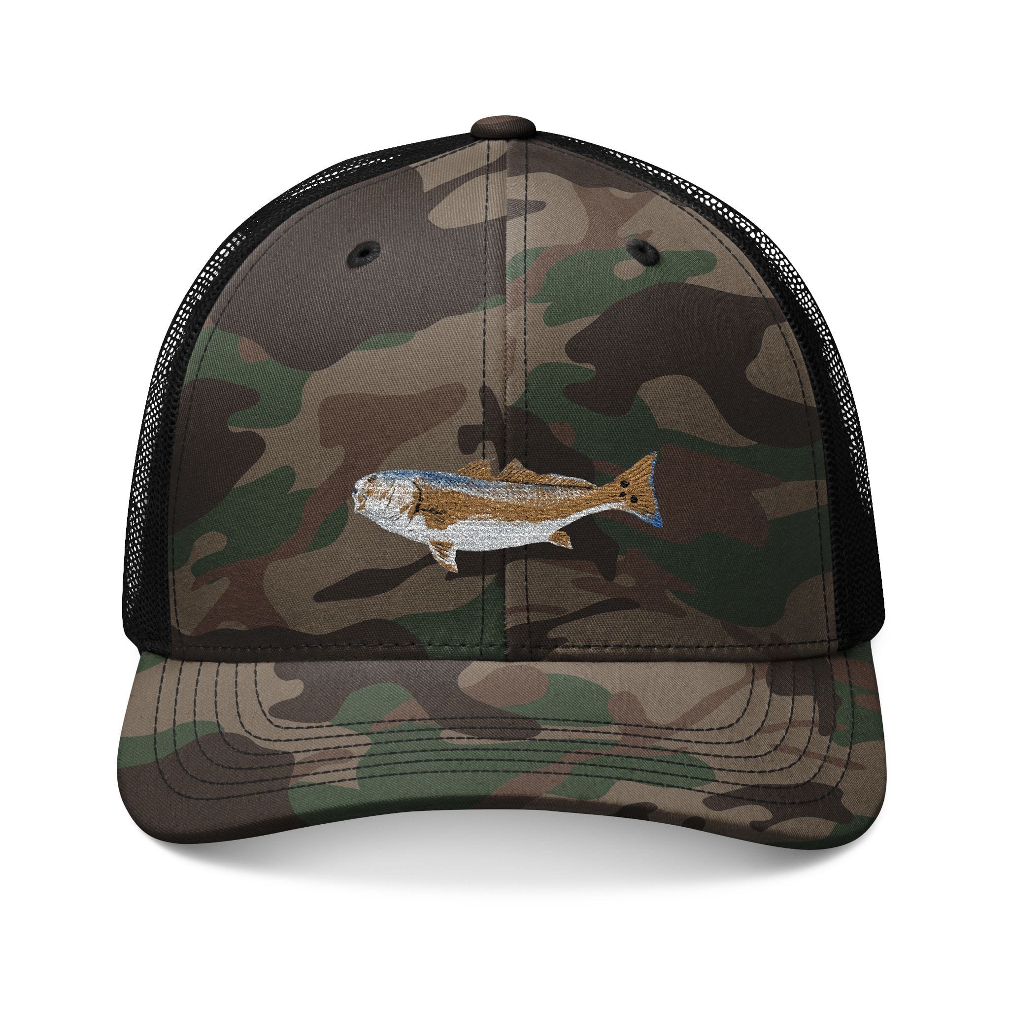 Salt Skins Hats One size / Black Camo Redfish Camo — Embroidered Fishing Cap