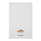 Home Decor 16'' x 25'' / White Mutton Snapper Waffle Tea Towel Salt Skins