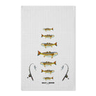 Home Decor 16'' x 25'' / White Redfish Waffle Tea Towel by Salt Skins Salt Skins