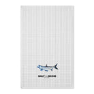 Home Decor 16'' x 25'' / White Tarpon Waffle Tea Towel Salt Skins