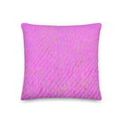 Salt Skins Home Decor 18″×18″ Seaside Bright Pink Coral - Beach House Throw Pillow