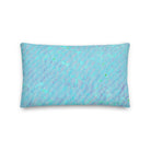 Salt Skins Home Decor 20″×12″ Seaside Blue Reef Coral - Beach House Throw Pillow
