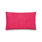 Salt Skins Home Decor 20″×12″ Seaside Hot Pink Coral - Beach House Throw Pillow