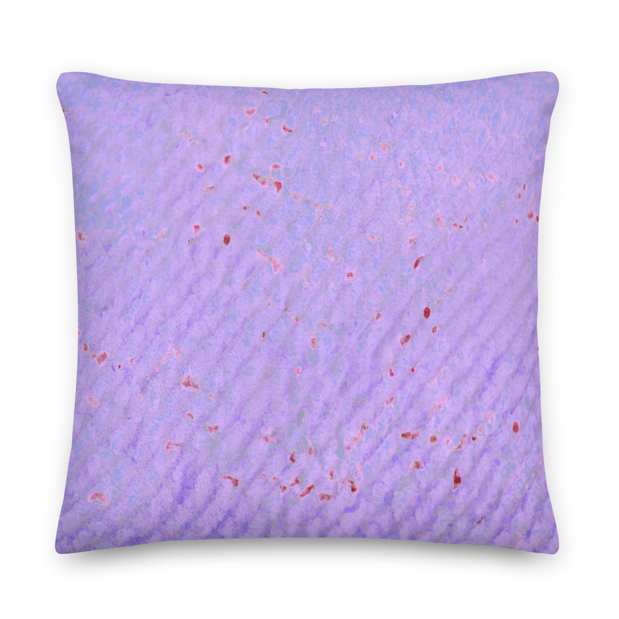Salt Skins Home Decor 22″×22″ Seaside Purple Coral - Beach House Throw Pillow