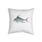 Home Decor Rooster Fish Faux Linen Pillow by Salt Skins Salt Skins
