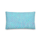 Salt Skins Home Decor Seaside Blue Reef Coral - Beach House Throw Pillow