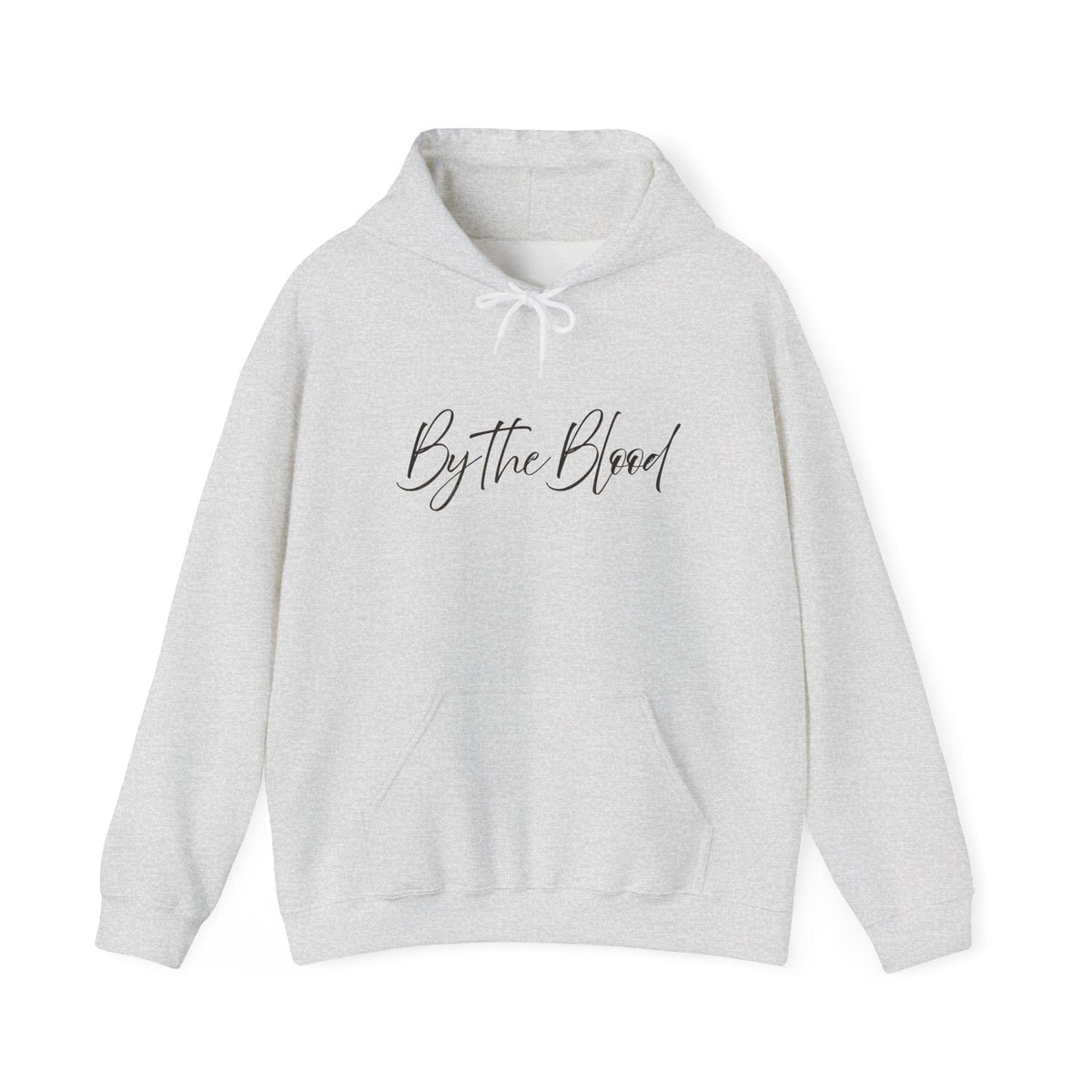 Hoodie Ash Grey / S Lightweight Redeemed By the Blood Unisex Hooded Sweatshirt Salt Skins