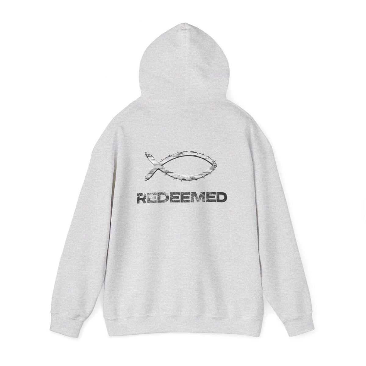 Hoodie Lightweight Redeemed By the Blood Unisex Hooded Sweatshirt Salt Skins