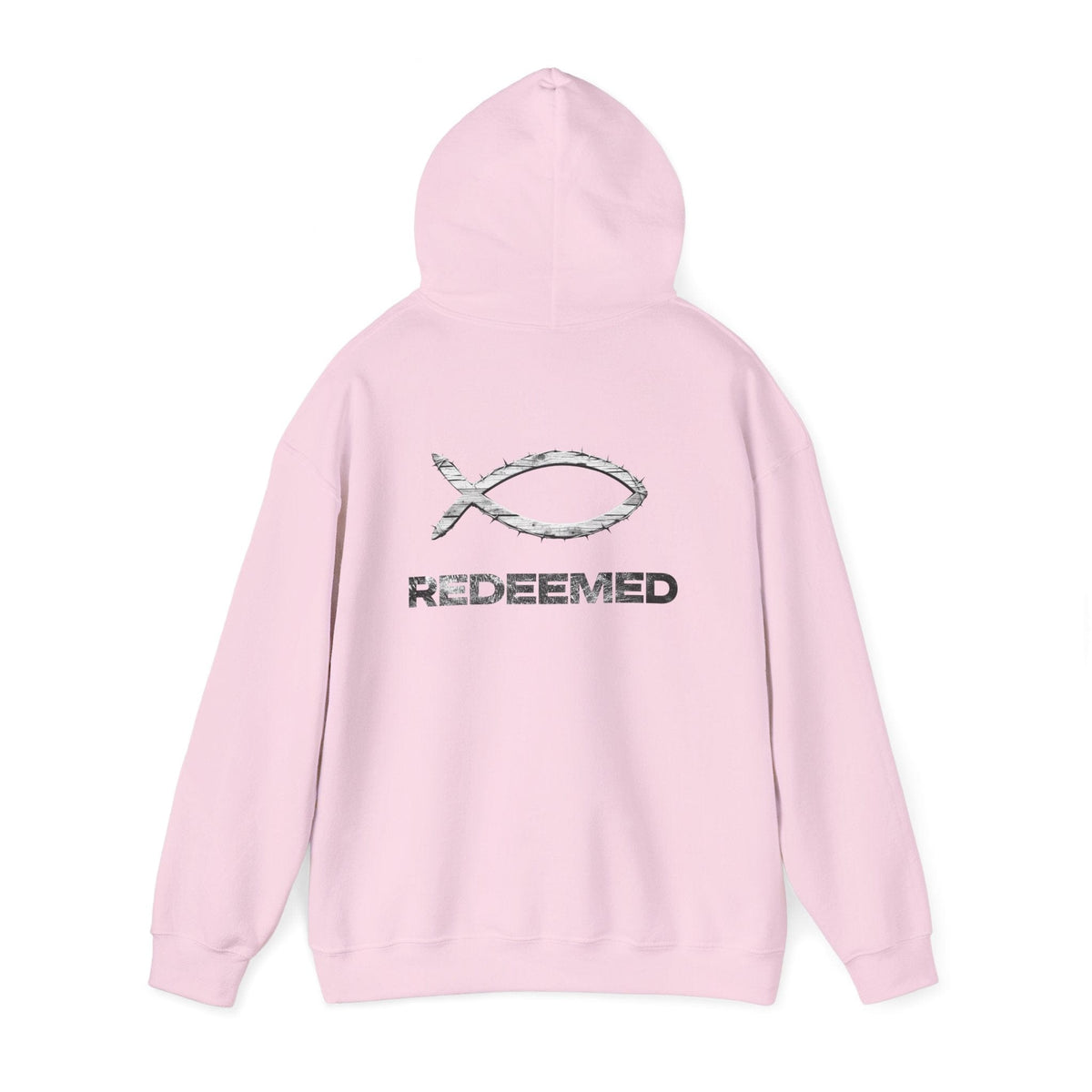 Hoodie Lightweight Redeemed By the Blood Unisex Hooded Sweatshirt Salt Skins