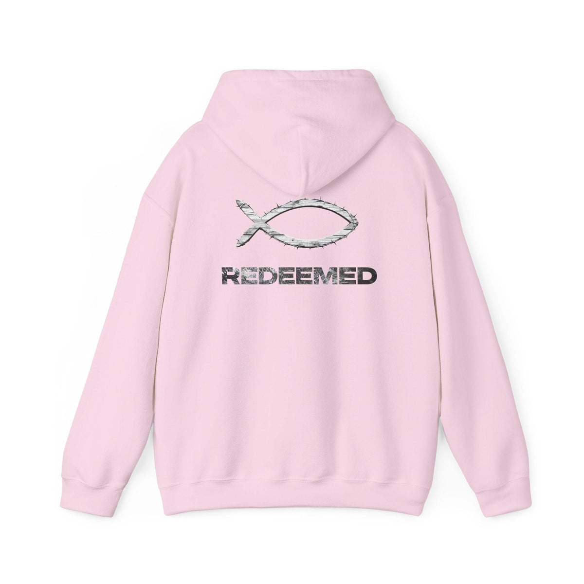 Hoodie Lightweight Redeemed By the Blood Unisex Hooded Sweatshirt Salt Skins