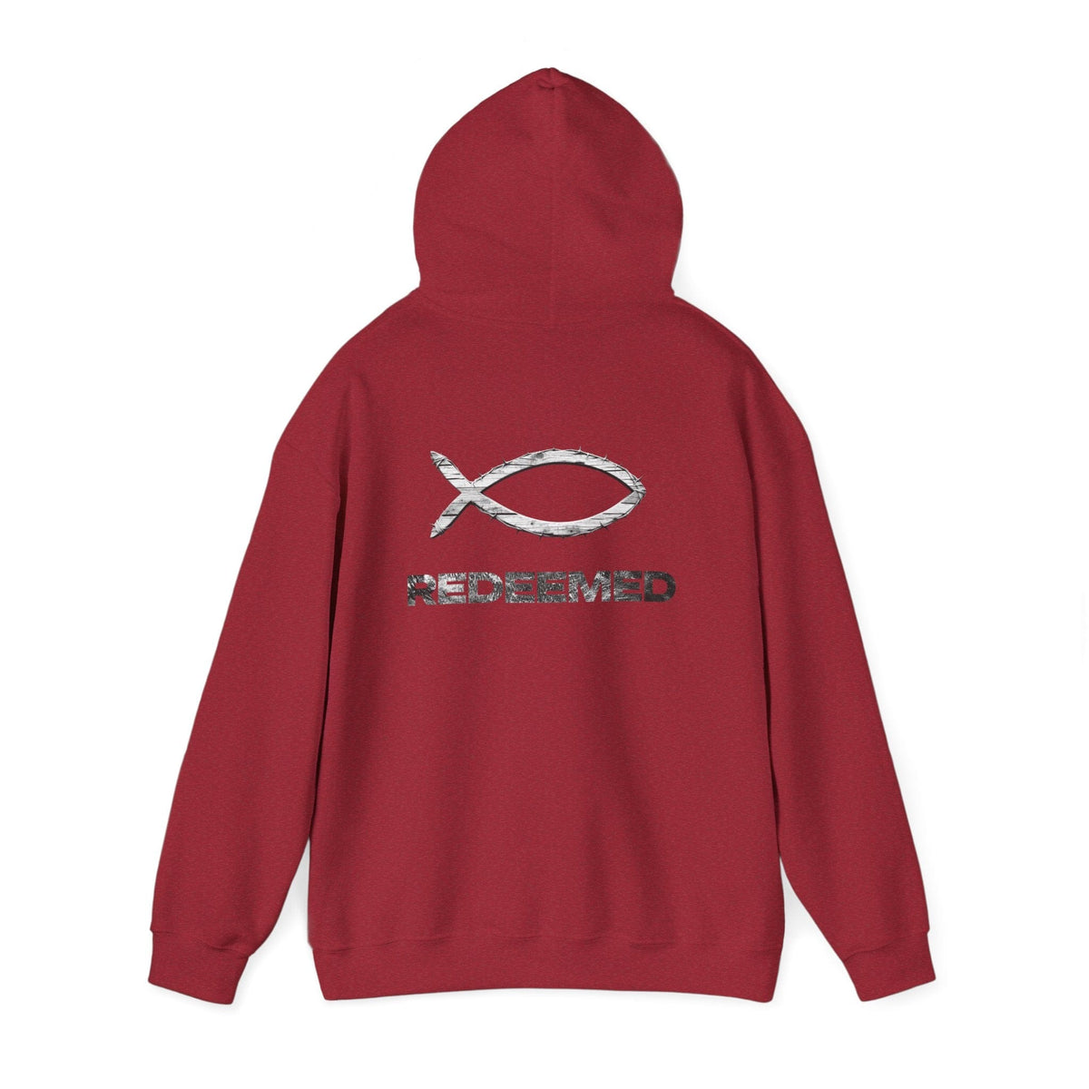 Hoodie Lightweight Redeemed By the Blood Unisex Hooded Sweatshirt Salt Skins