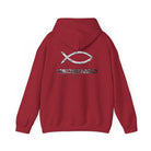 Hoodie Lightweight Redeemed By the Blood Unisex Hooded Sweatshirt Salt Skins