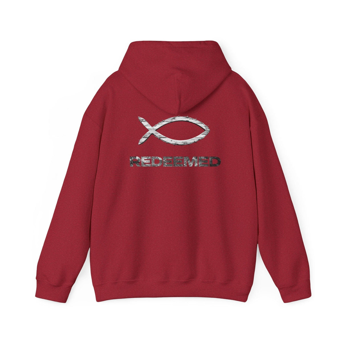 Hoodie Lightweight Redeemed By the Blood Unisex Hooded Sweatshirt Salt Skins