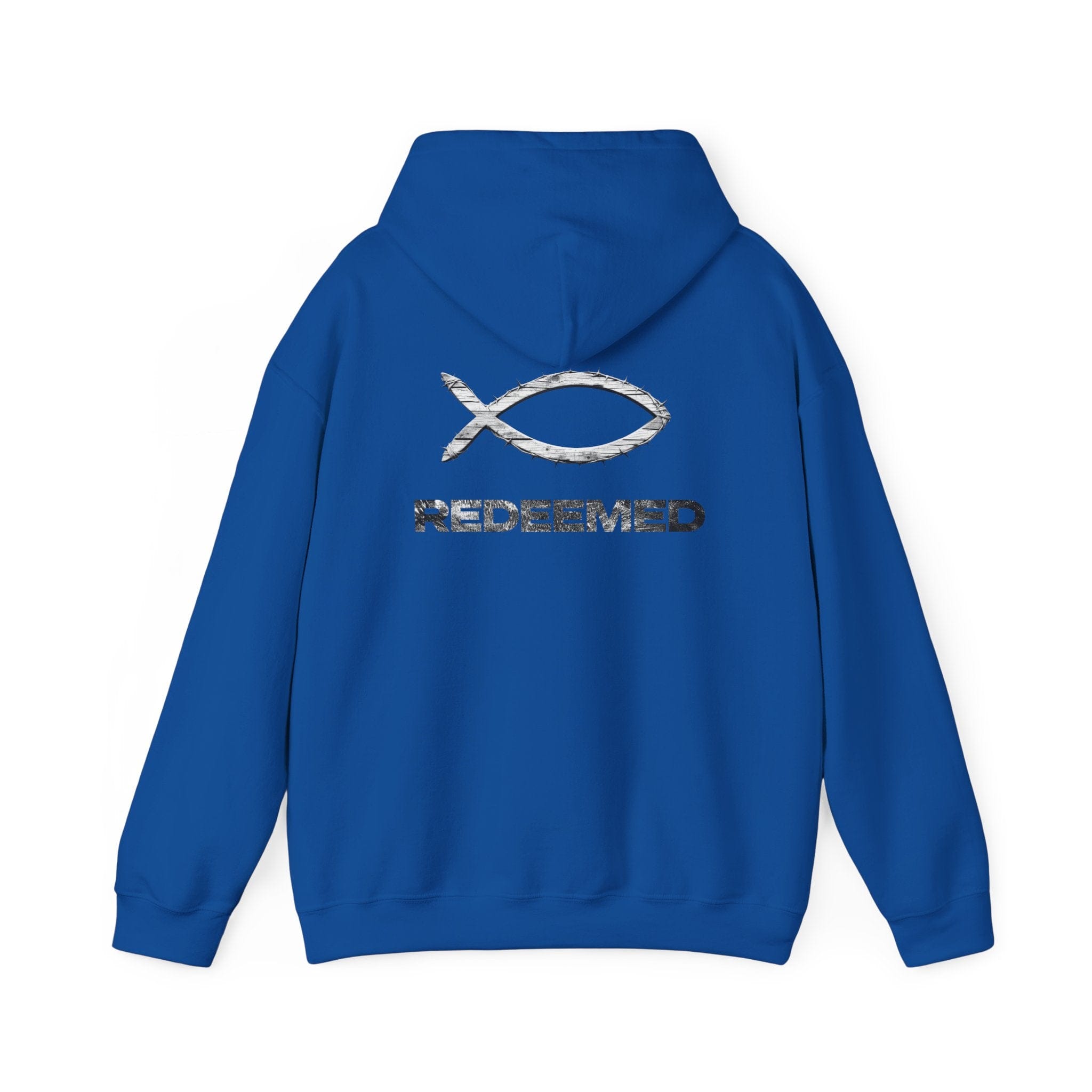 Hoodie Lightweight Redeemed By the Blood Unisex Hooded Sweatshirt Salt Skins