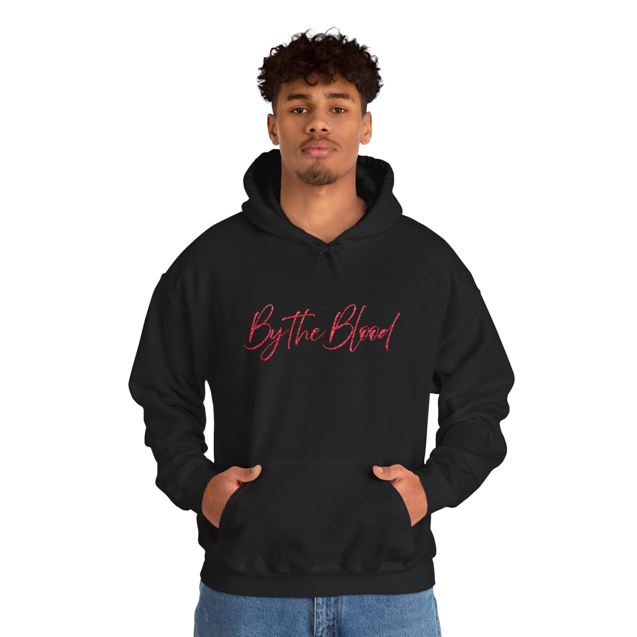 Hoodie Lightweight Redeemed By the Blood Unisex Hooded Sweatshirt Salt Skins