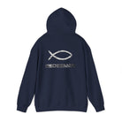 Hoodie Lightweight Redeemed By the Blood Unisex Hooded Sweatshirt Salt Skins