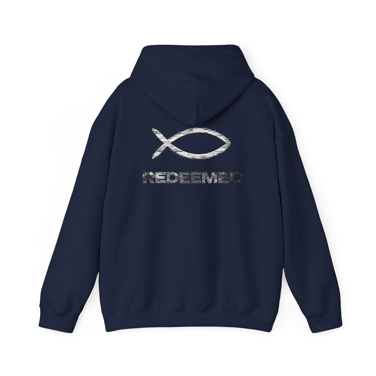 Hoodie Lightweight Redeemed By the Blood Unisex Hooded Sweatshirt Salt Skins