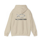 Hoodie Lightweight Redeemed By the Blood Unisex Hooded Sweatshirt Salt Skins
