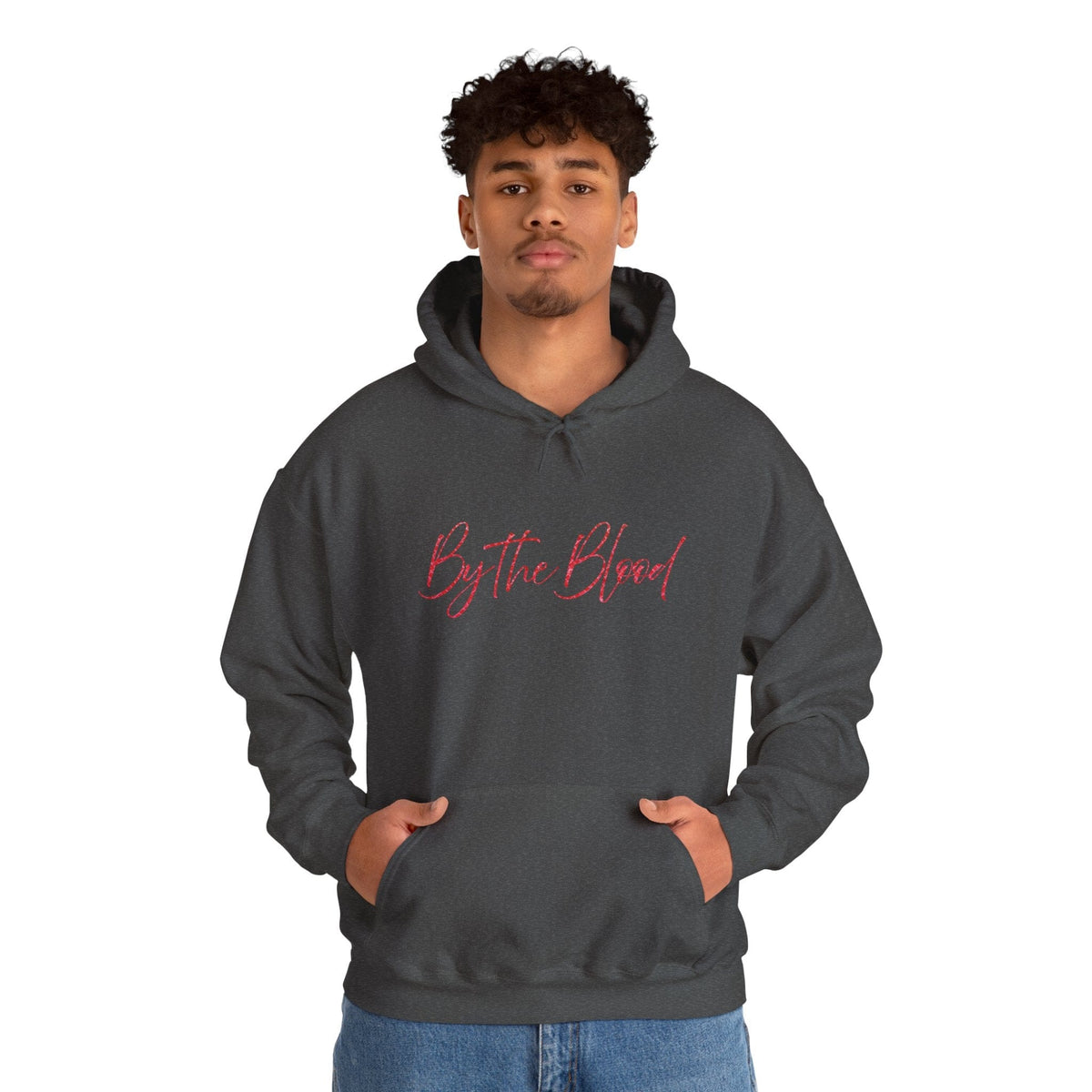 Hoodie Lightweight Redeemed By the Blood Unisex Hooded Sweatshirt Salt Skins