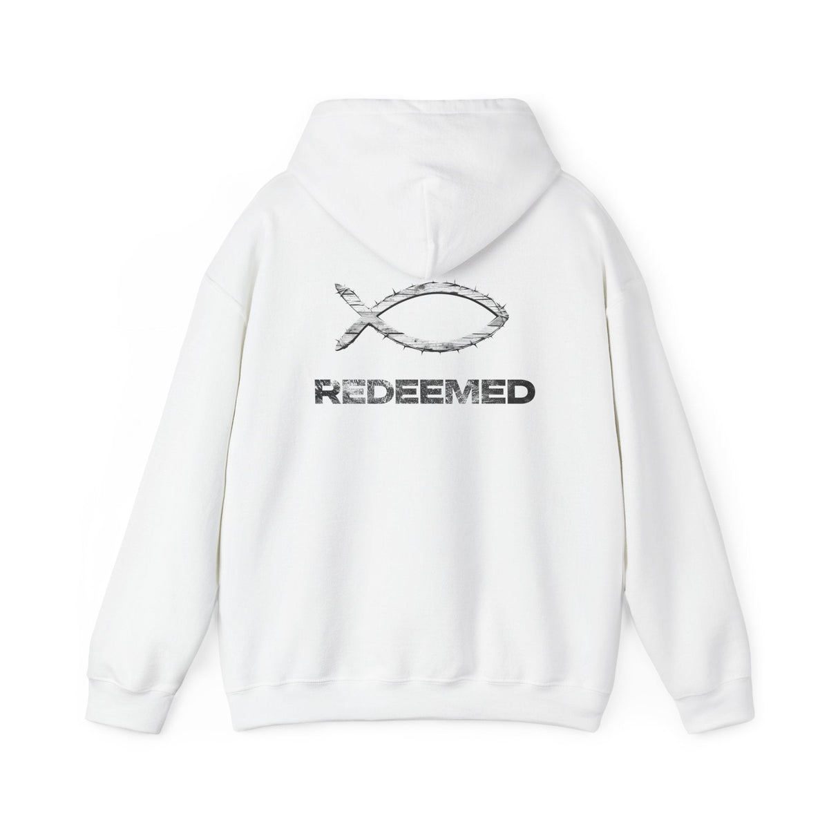 Hoodie Lightweight Redeemed By the Blood Unisex Hooded Sweatshirt Salt Skins