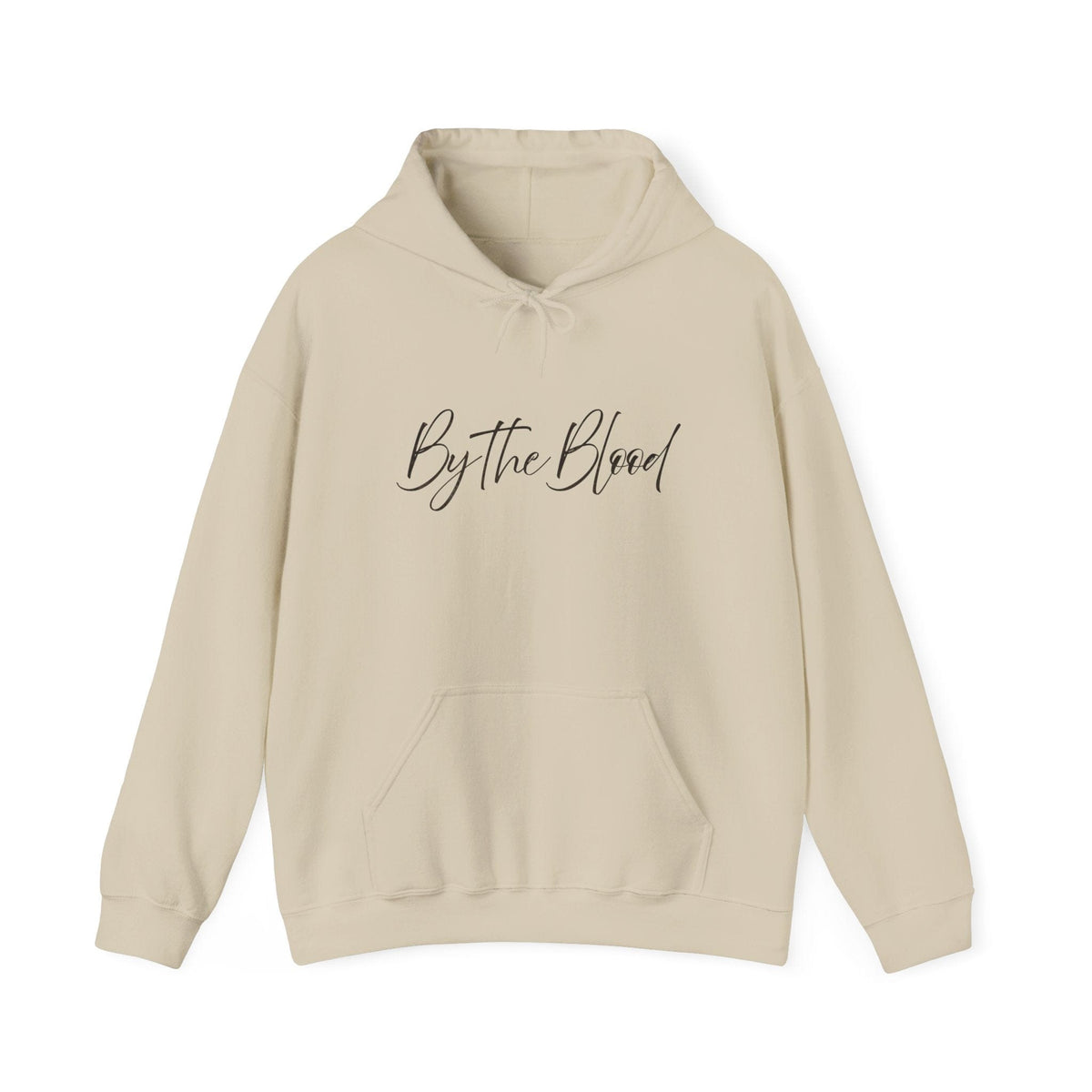 Hoodie Sand / S Lightweight Redeemed By the Blood Unisex Hooded Sweatshirt Salt Skins