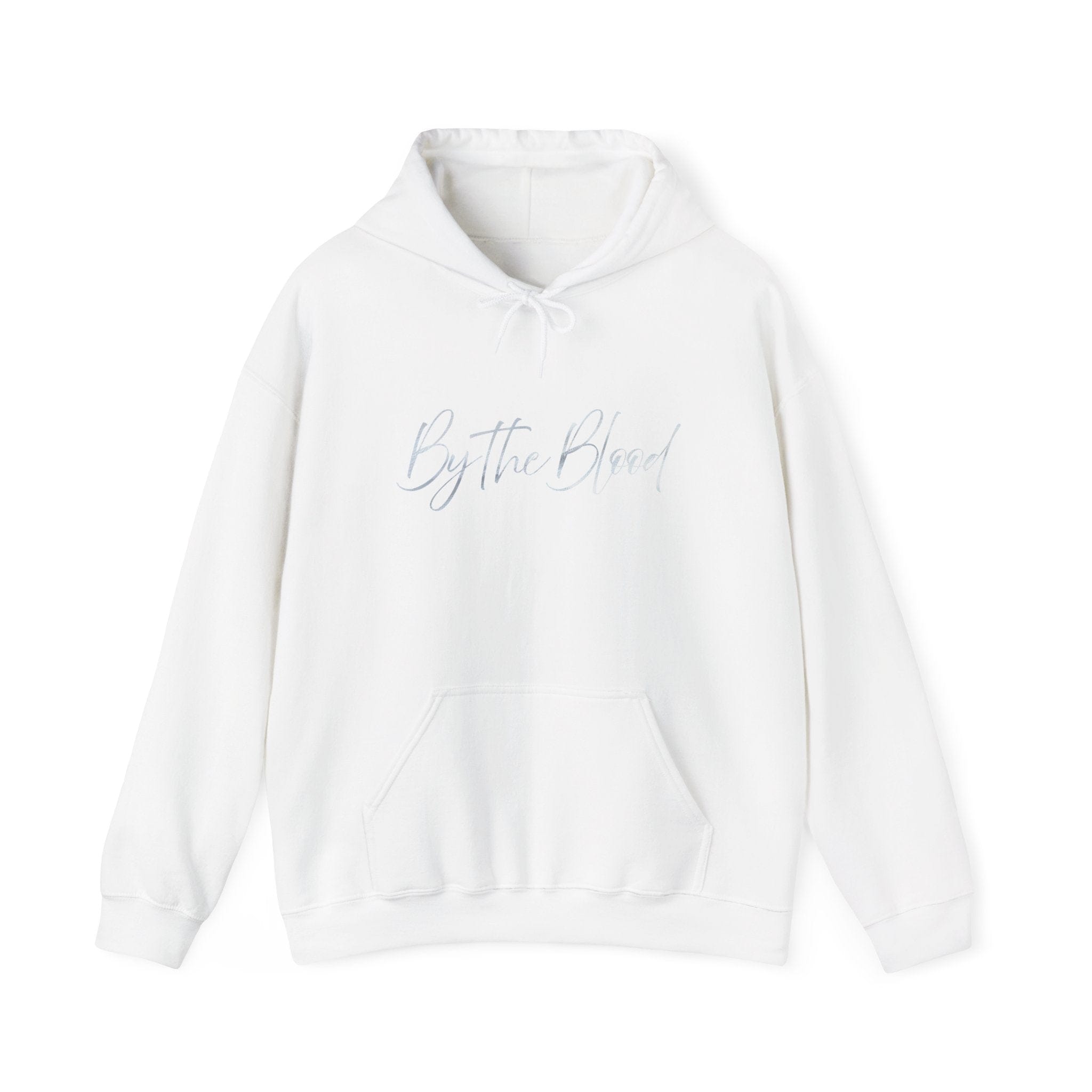 Hoodie White / S Lightweight Redeemed By the Blood Unisex Hooded Sweatshirt Salt Skins