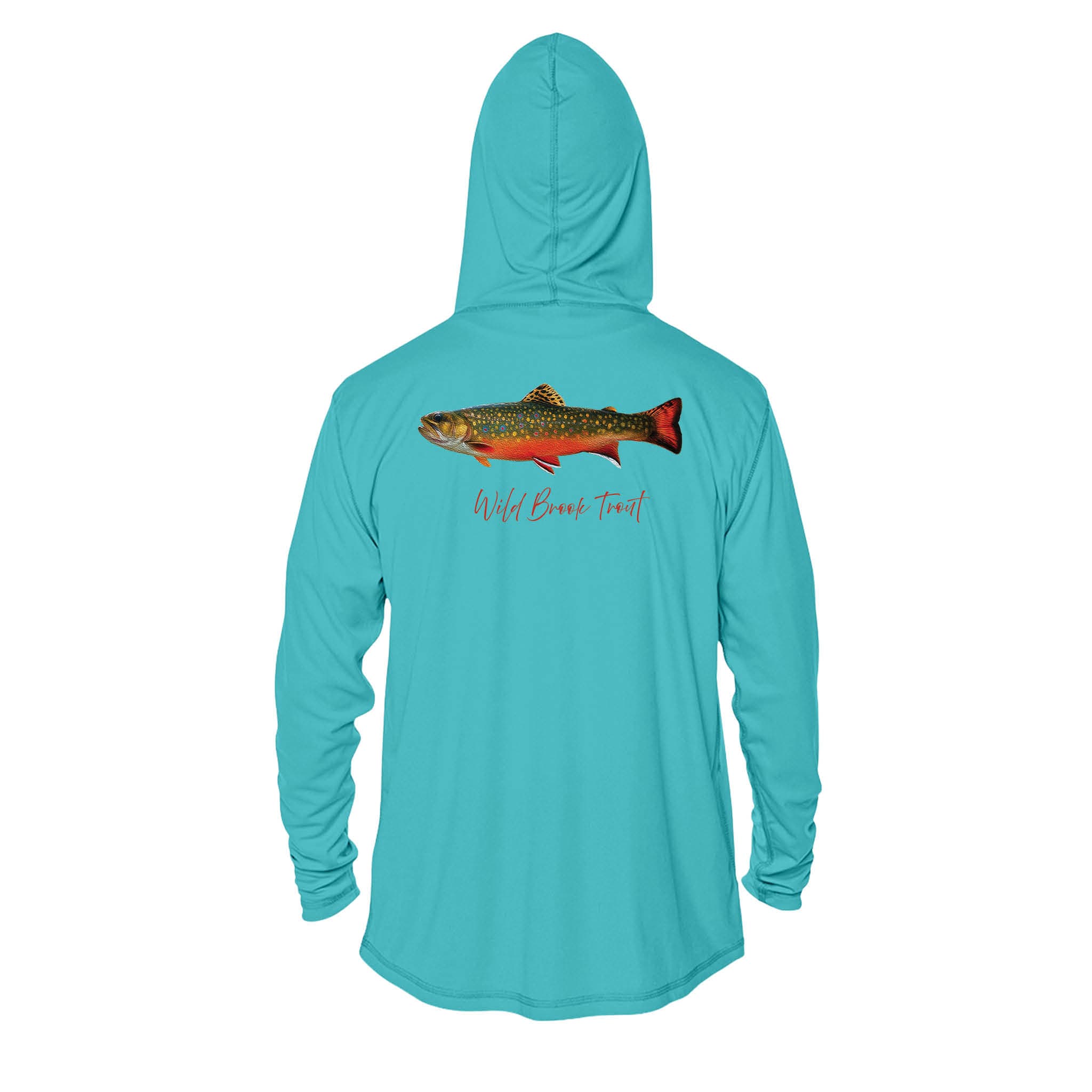 Hoodie Wild Brook Trout Men's Long Sleeve Performance Hoodie
