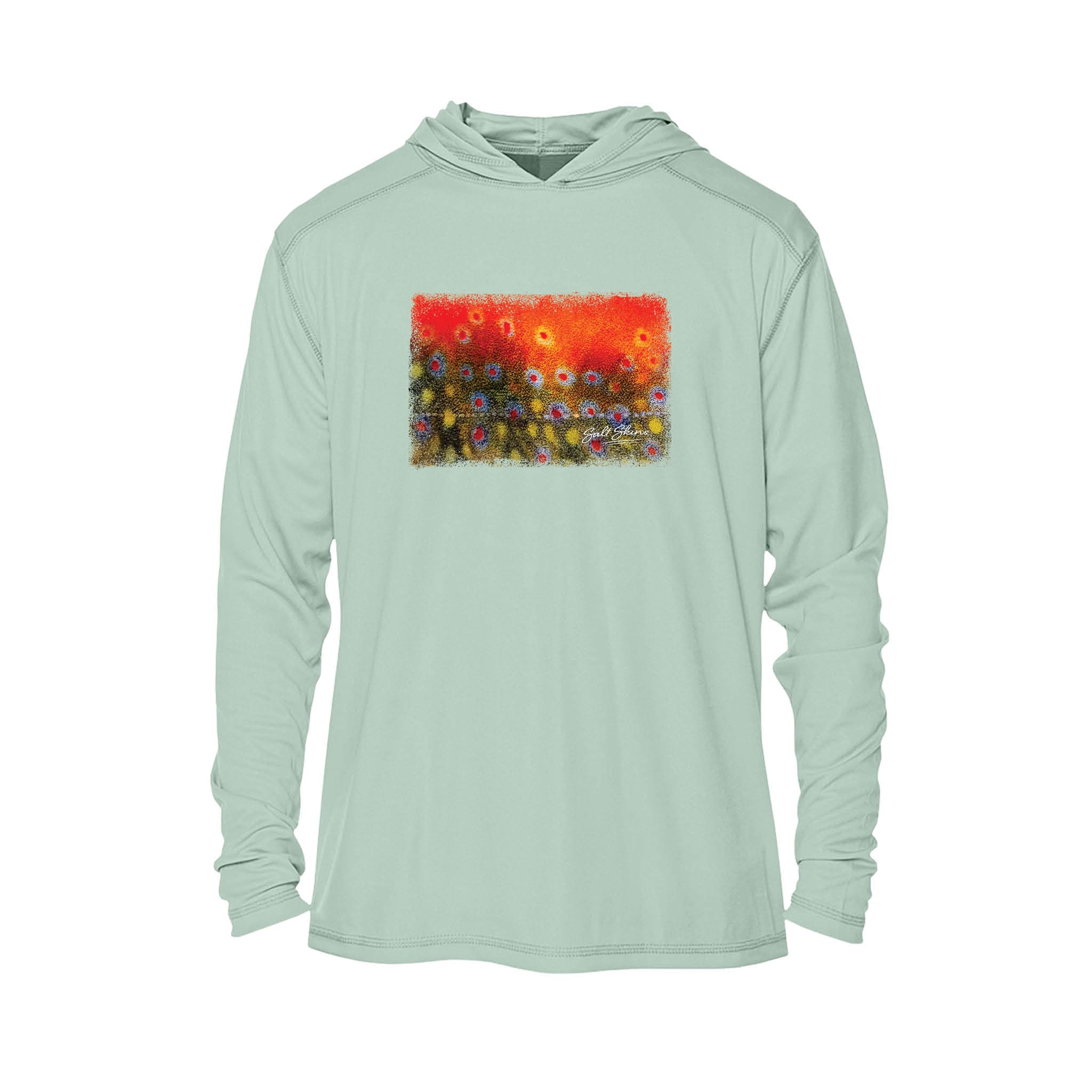Hoodie Wild Brook Trout Men's Long Sleeve Performance Hoodie