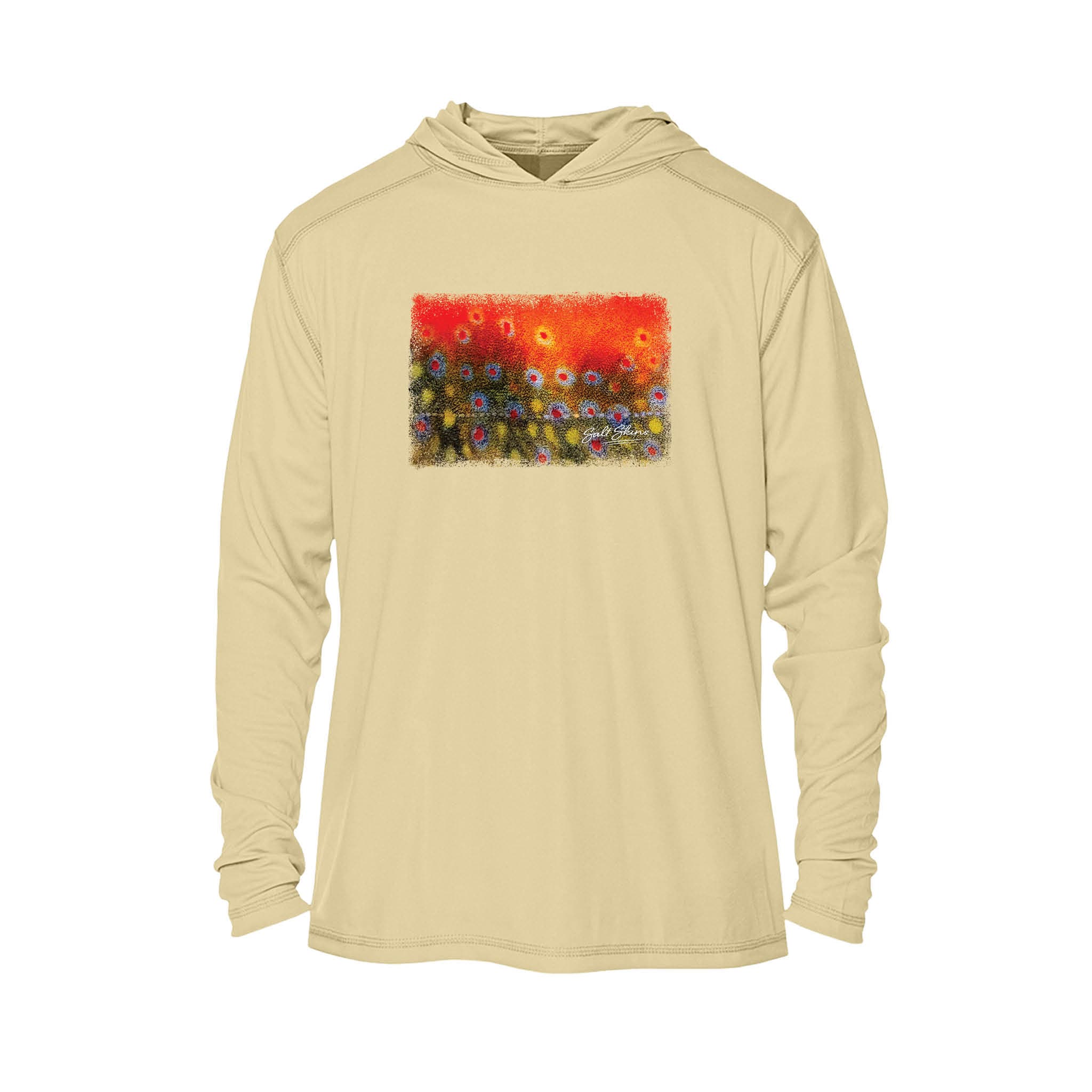 Hoodie Wild Brook Trout Men's Long Sleeve Performance Hoodie