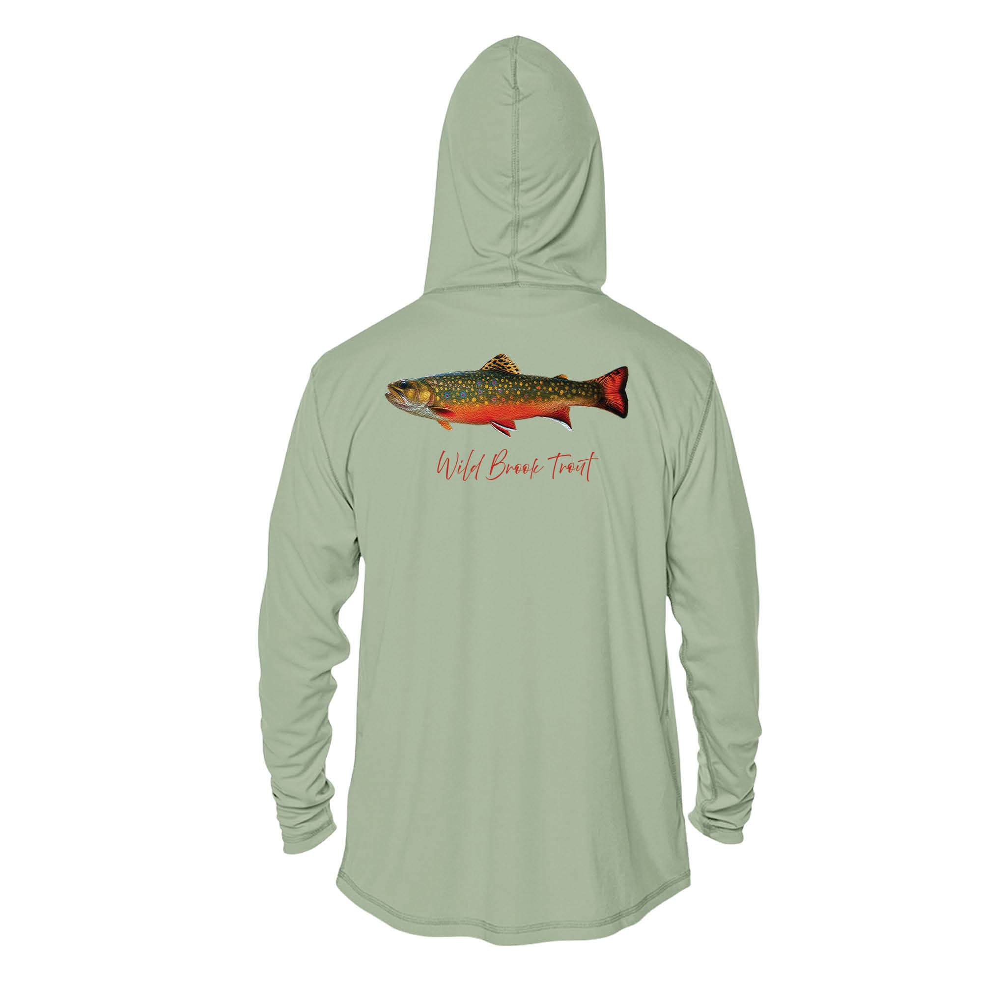 Hoodie Wild Brook Trout Men's Long Sleeve Performance Hoodie