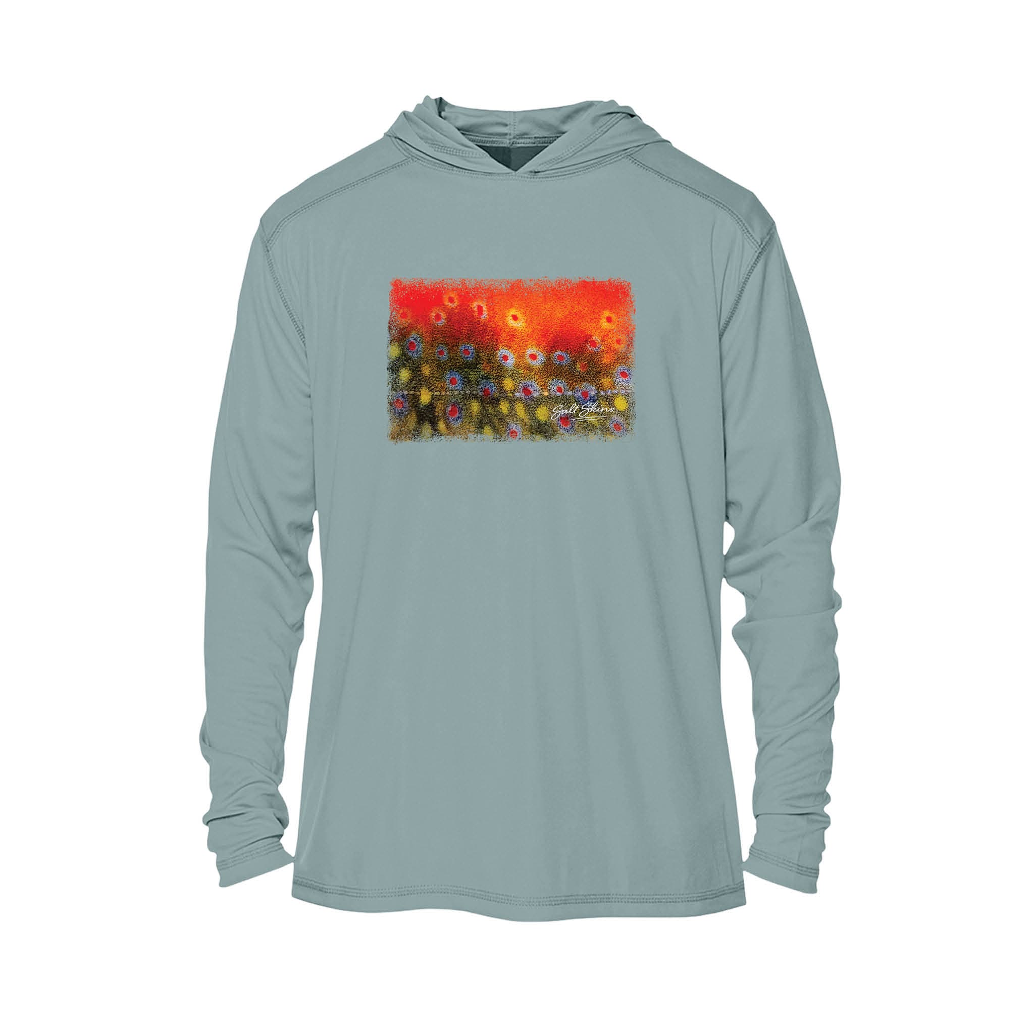 Hoodie Wild Brook Trout Men's Long Sleeve Performance Hoodie