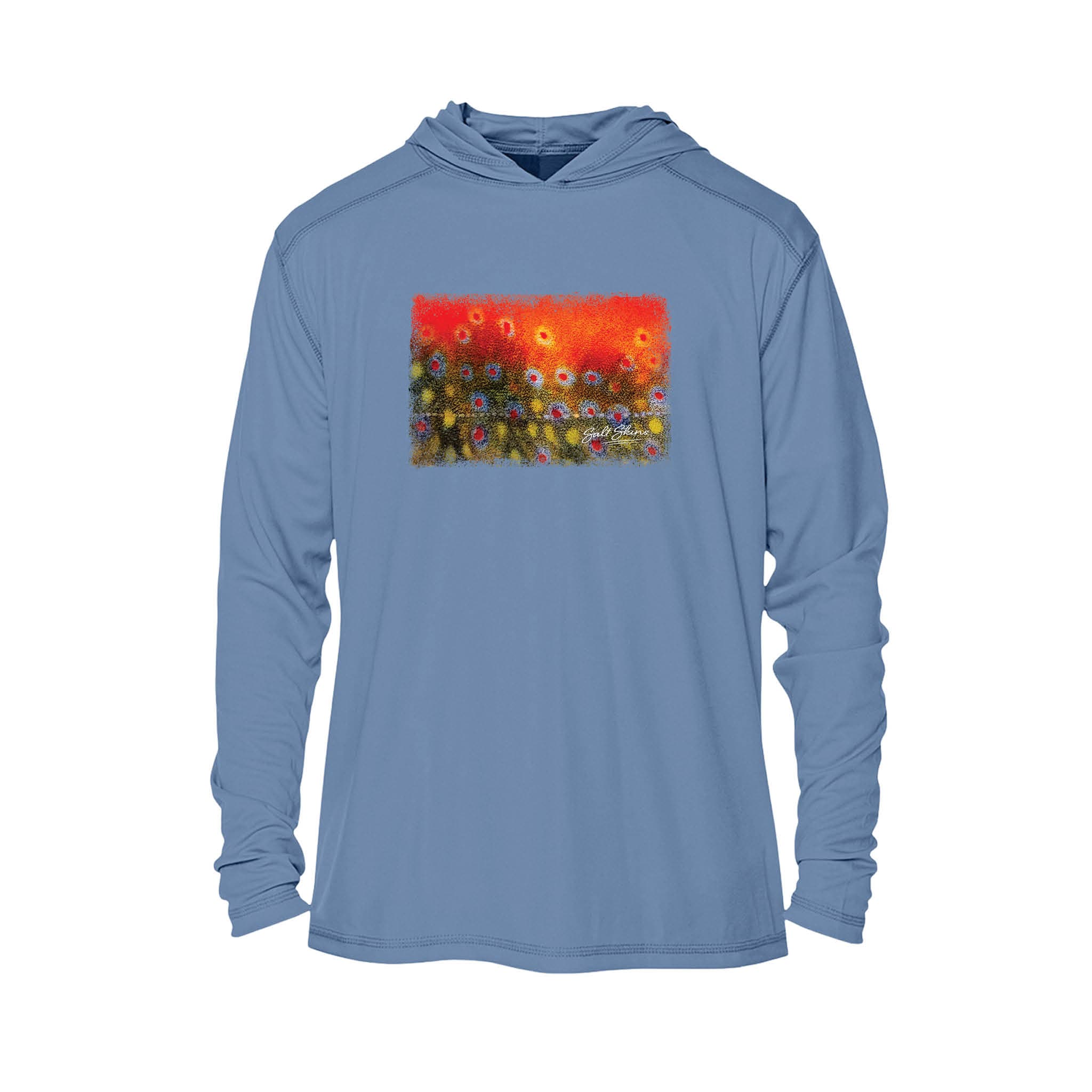 Hoodie Wild Brook Trout Men's Long Sleeve Performance Hoodie