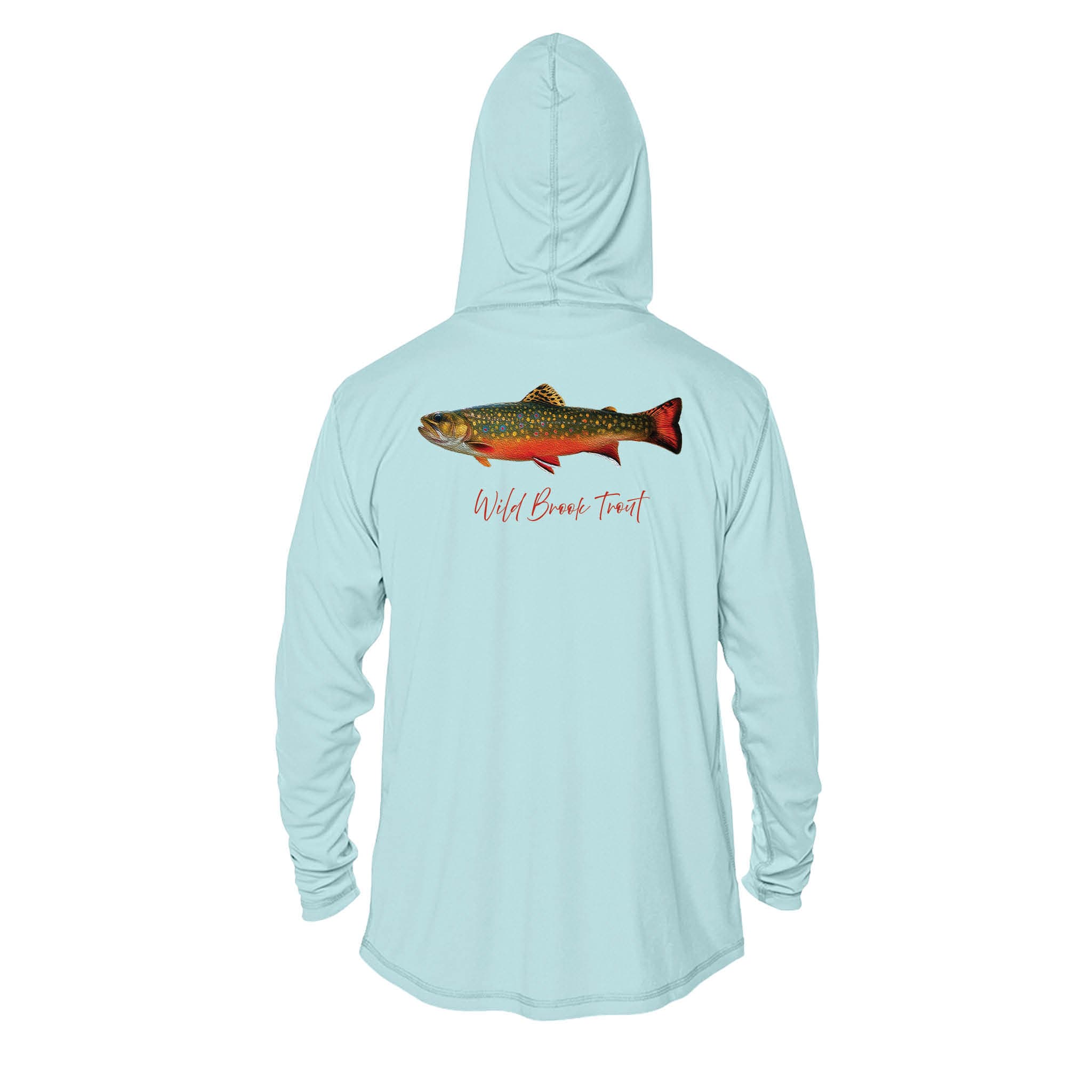 Hoodie Wild Brook Trout Men's Long Sleeve Performance Hoodie