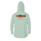 Hoodie XS / Seagrass Wild Brook Trout Men's Long Sleeve Performance Hoodie