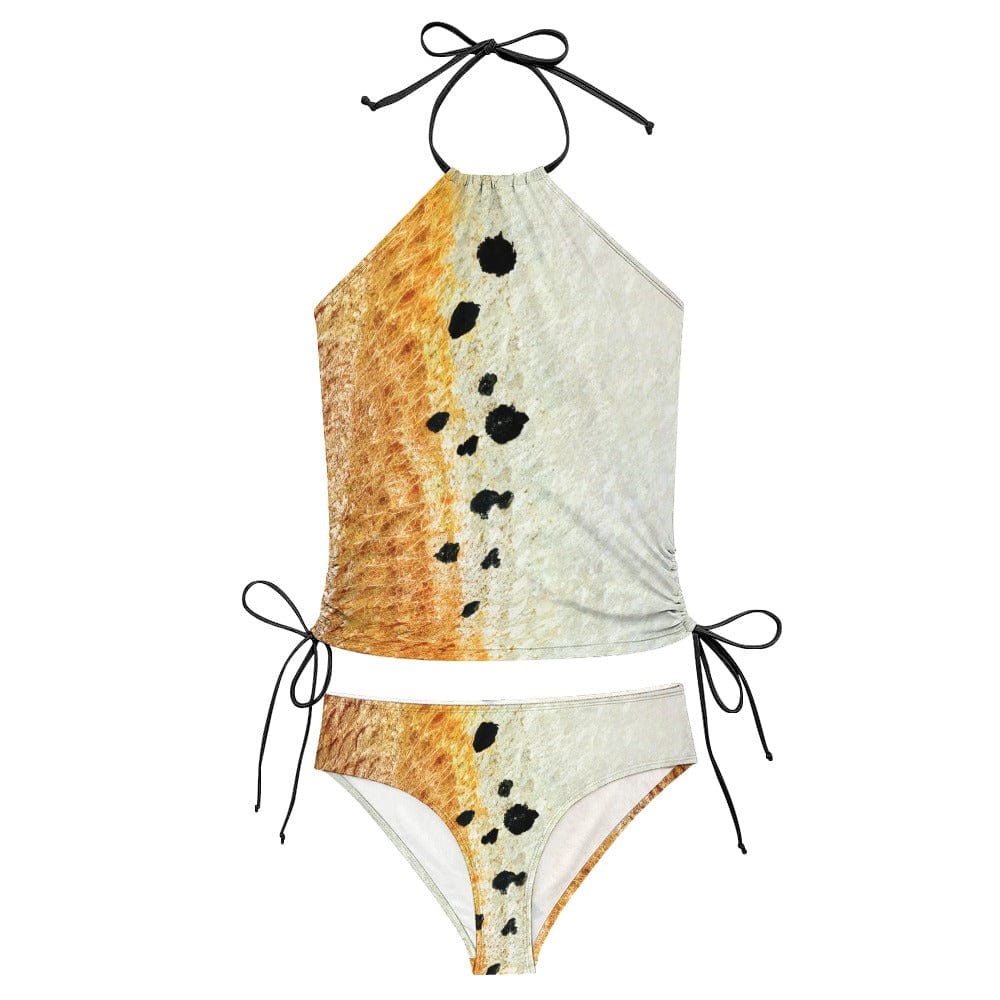 Inkedjoy Redfish Goddess - Women's Two Piece Split Swimsuit