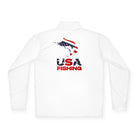 Salt Skins Apparel Long-sleeve American Flag Marlin Quarter Zip Pullover - NEW!
