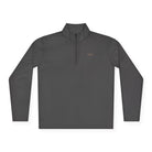 Long-sleeve Charcol Heather / XS "Redeemed" Ichthus Fish Quarter Zip Pullover Salt Skins