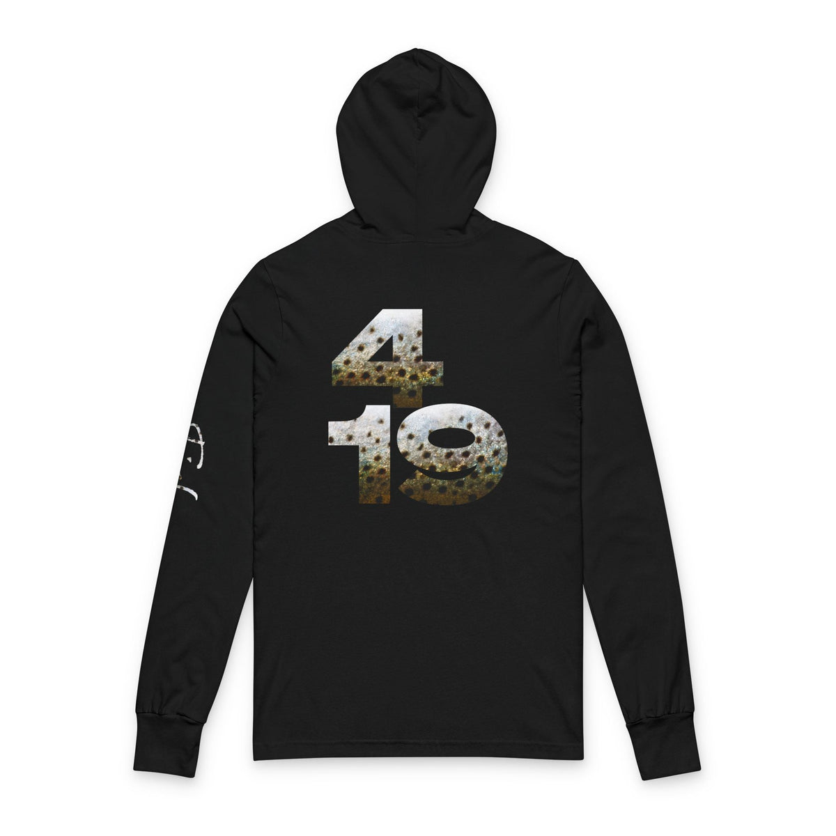 Long-Sleeve Hoodie Black / S Fish 4:19 Soft Cotton Pullover Hoodie Unisex Salt Skins