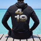 Long-Sleeve Hoodie Charcoal Gray / XS Fish 4:19 Soft Cotton Pullover Hoodie Unisex Salt Skins