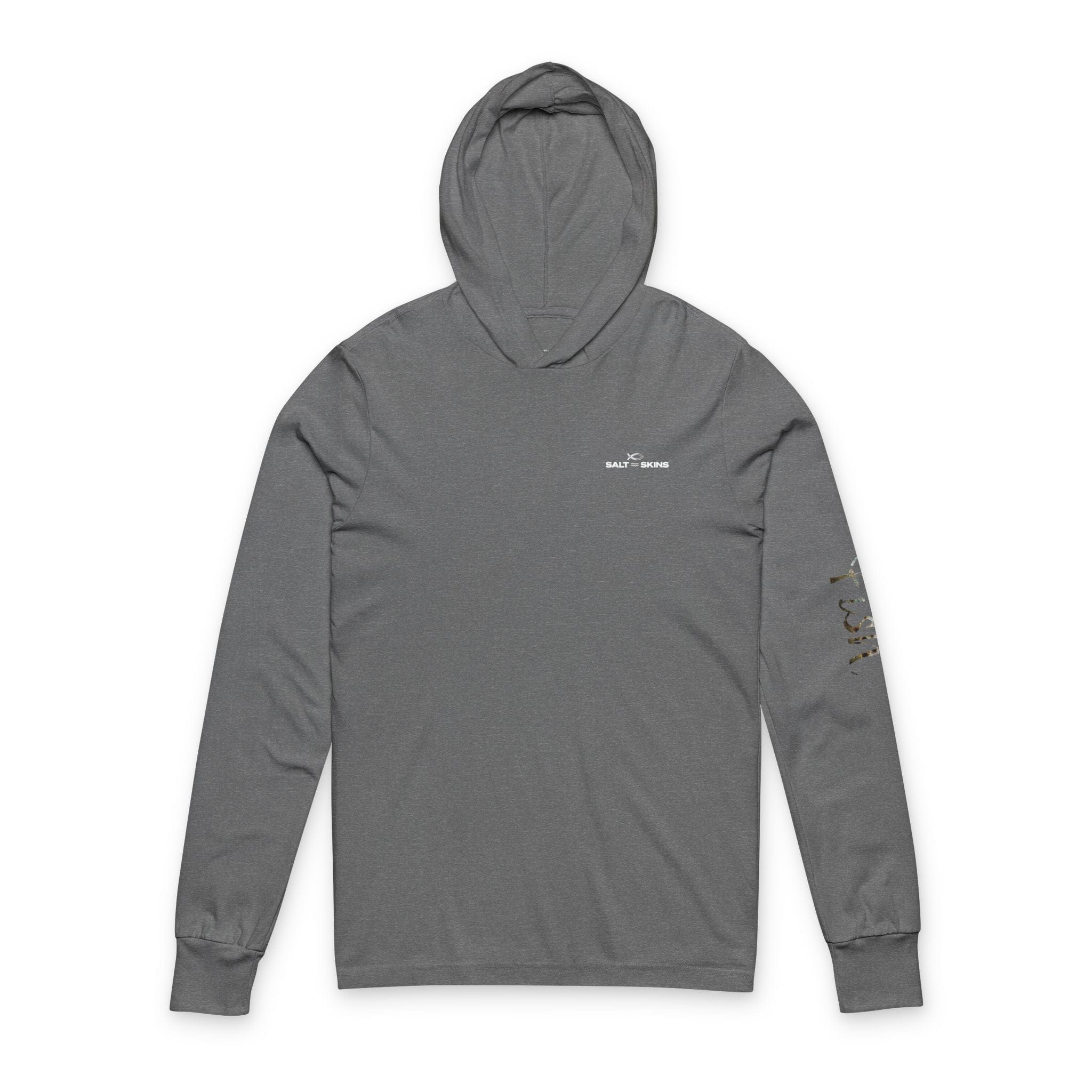 Printify Long-Sleeve Hoodie XS / Grey TriBlend Fish 4:19 Soft Cotton Pullover Hoodie Unisex