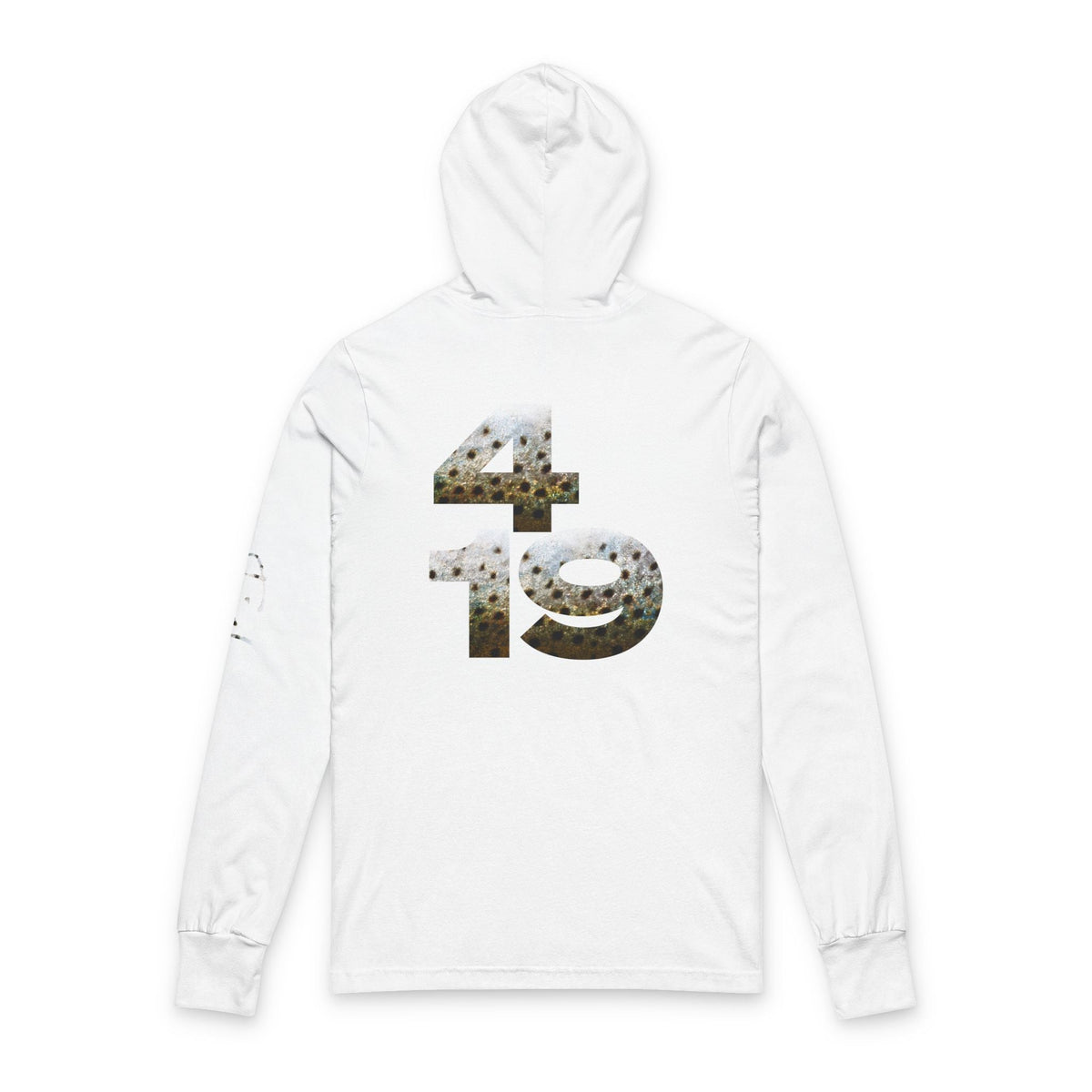 Long-Sleeve Hoodie White / XS Fish 4:19 Soft Cotton Pullover Hoodie Unisex Salt Skins