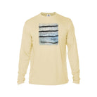 Printify Long-sleeve Pale Yellow / XS Hybrid Striper Bass Men's Performance Fishing Crew Neck