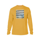 Printify Long-sleeve Sunflower / XS Hybrid Striper Bass Men's Performance Fishing Crew Neck