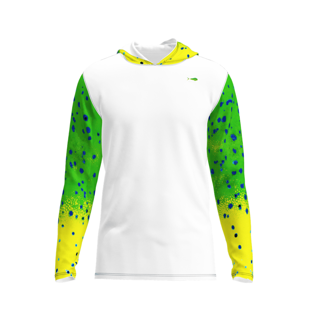 Salt Skins Men's Long Sleeve Hoodie Mahi Fever Ultimate Performance Men's Long Sleeve Fishing Shirt (Copy)