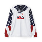 Salt Skins Men's Long Sleeve Hoodie USA Marlin Men's Performance Hoodie - NEW