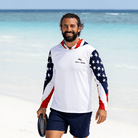 Men's Long Sleeve Hoodie USA Marlin Men's Performance Hoodie - NEW Salt Skins