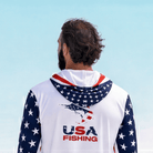 Men's Long Sleeve Hoodie USA Marlin Men's Performance Hoodie - NEW Salt Skins