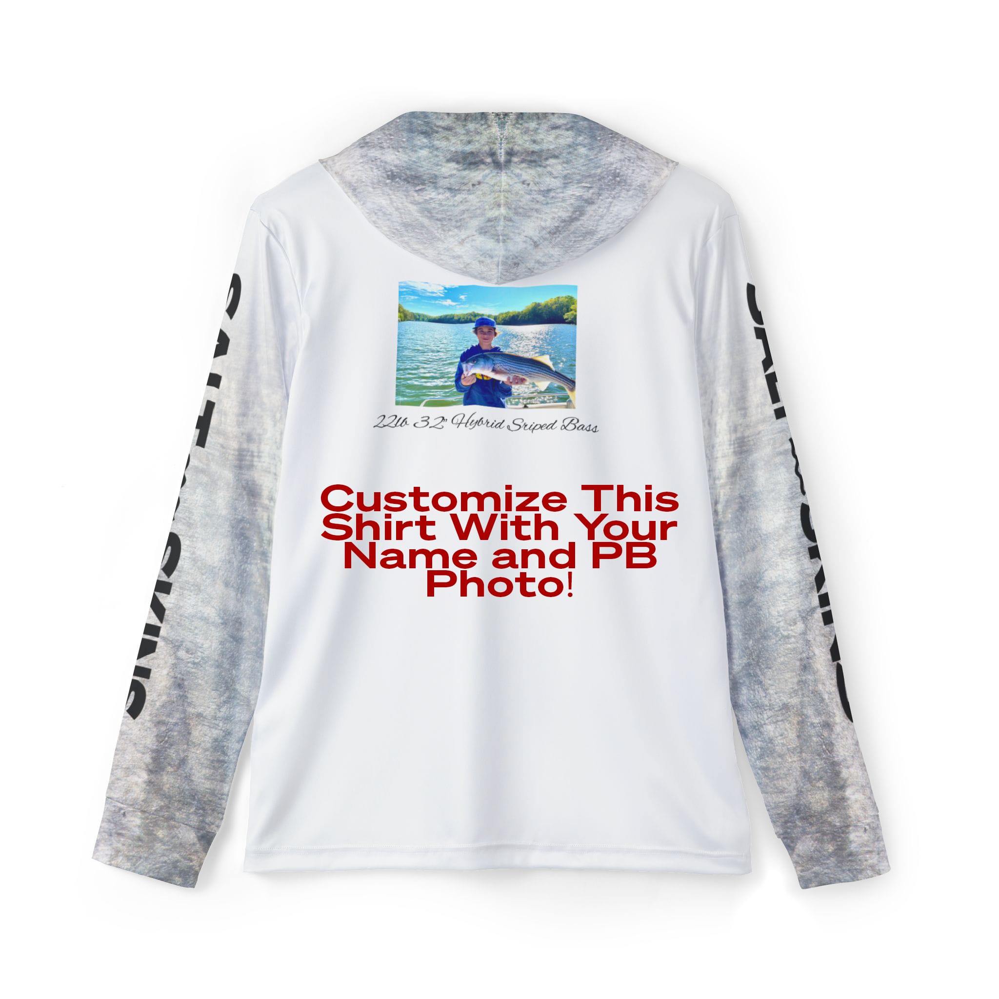 Printify Men's Long Sleeve Hoodie XS / Grey Personal Best Hoodie - Customize Your Hoodie with PB Photo!