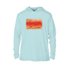 Printify Men's Long Sleeve Hoodie Artic Blue / XS Rainbow Trout Men's Performance Hoodie