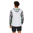 Salt Skins All Over Prints Barracuda Men's UPF +50 Long Sleeve Performance Hoodie Green
